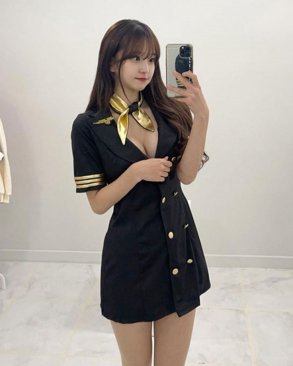 은근야한 BJ 박민정 섹시 코스튬 교복 비키니 셀카