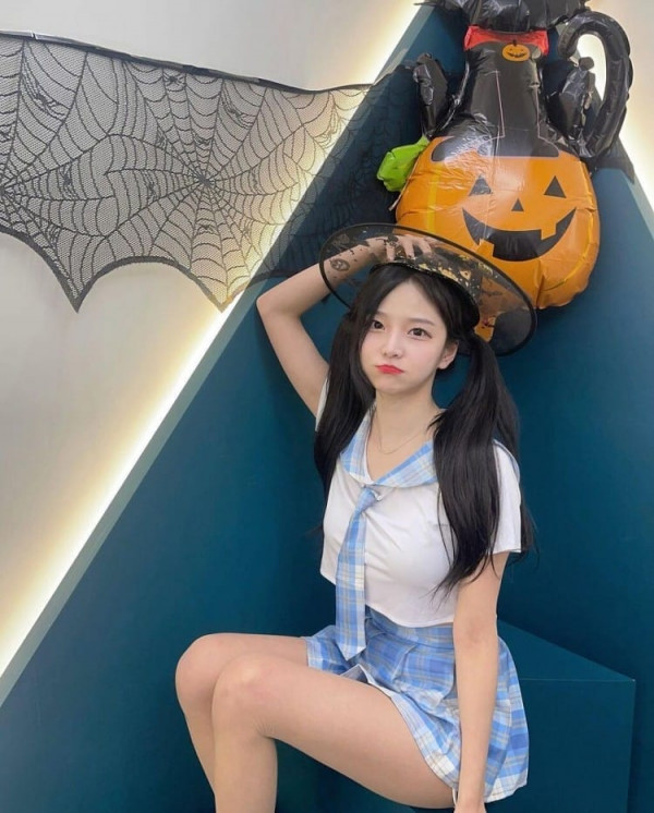 은근야한 BJ 박민정 섹시 코스튬 교복 비키니 셀카