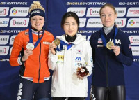 쇼트트랙 김길리, 세계선수권 여자 1500m 압도적 우승…대회 2관왕