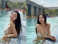 ‘박성광♥’ 이솔이, 42kg 인증 제대로..당당 비키니 패션 “다이어트 쉬워”
