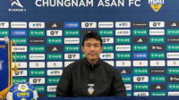 [GOAL 현장] '40-40 기념식+주장 완장+득점포' 최고의 날 보낸 한교원 충남아산에서 높은 위치 올라가고 싶어