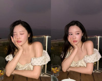 '박성광♥' 이솔이, 훅 내려간 휴양지룩에 '깜짝'…늦은 밤 슬쩍